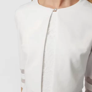 Auslauf 🛒 Paradi Brautjacke Mit Kontrastiven Einsätzen – Offwhite ✔️ 12