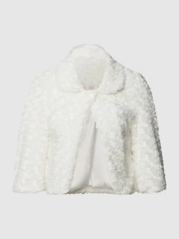 Bester Verkauf 😉 TROYDEN COLLECTION Cocktailjacke Mit Umlegekragen – Weiß 🔥 3