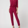 Am billigsten 🥰 Vera Mont Bolero Mit Stehkragen – Dunkelrot 😍 20