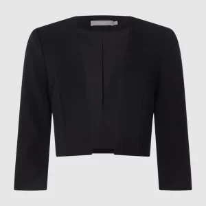 Schlussverkauf ⭐ Christian Berg Cocktail Bolero Aus Krepp – Schwarz 👏 9