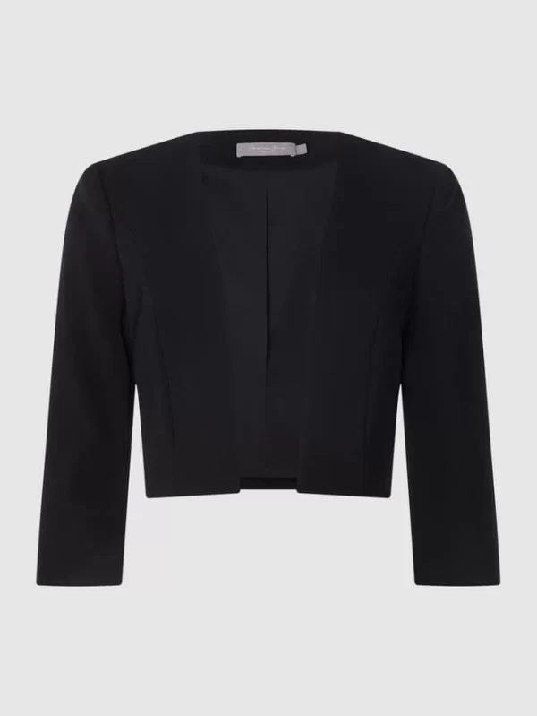 Schlussverkauf ⭐ Christian Berg Cocktail Bolero Aus Krepp – Schwarz 👏 3