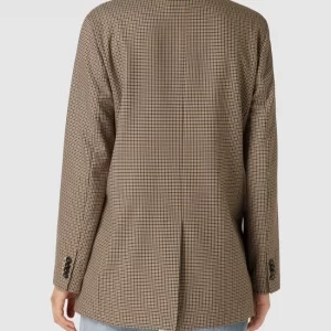 Coupon 👍 Tommy Hilfiger Blazer Mit Hahnentrittmuster Modell ‘RELAXED’ – Beige 🔥 15
