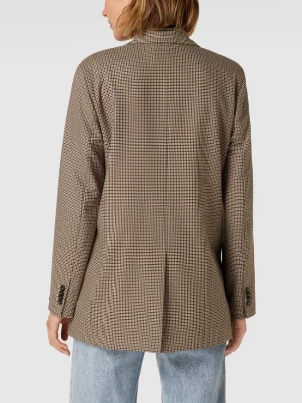 Coupon 👍 Tommy Hilfiger Blazer Mit Hahnentrittmuster Modell ‘RELAXED’ – Beige 🔥 6