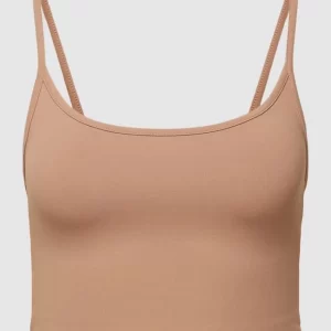 REVIEW Crop Top Mit Spaghettiträgern – Taupe 9
