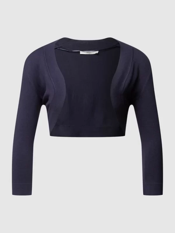 Bestpreis 😍 Jake*s Cocktail Cocktailjacke Aus Feinstrick – Marineblau Meliert 🎁 3