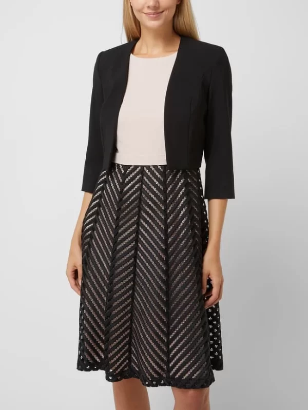 Schlussverkauf ⭐ Christian Berg Cocktail Bolero Aus Krepp – Schwarz 👏 5