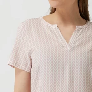 Rabatt 👏 Montego Blusenshirt Aus Viskose – Altrosa 🥰 11