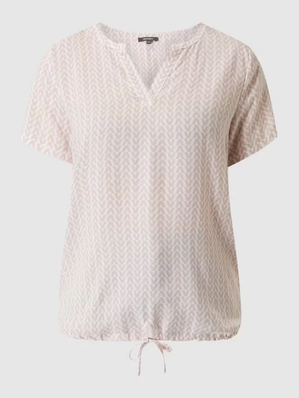 Rabatt 👏 Montego Blusenshirt Aus Viskose – Altrosa 🥰 3