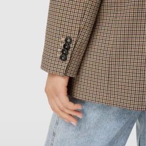 Coupon 👍 Tommy Hilfiger Blazer Mit Hahnentrittmuster Modell ‘RELAXED’ – Beige 🔥 11