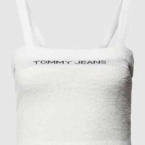 Tommy Jeans Crop Top Mit Label-Schriftzug – Weiß 9