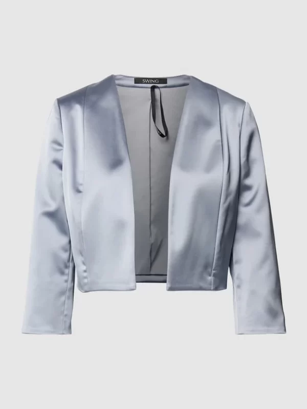 Top 10 🥰 Swing Bolero Mit Schalkragen – Hellblau 😉 1