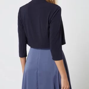 Billig 🧨 Vera Mont Bolero Mit Stehkragen – Marineblau 🛒 15