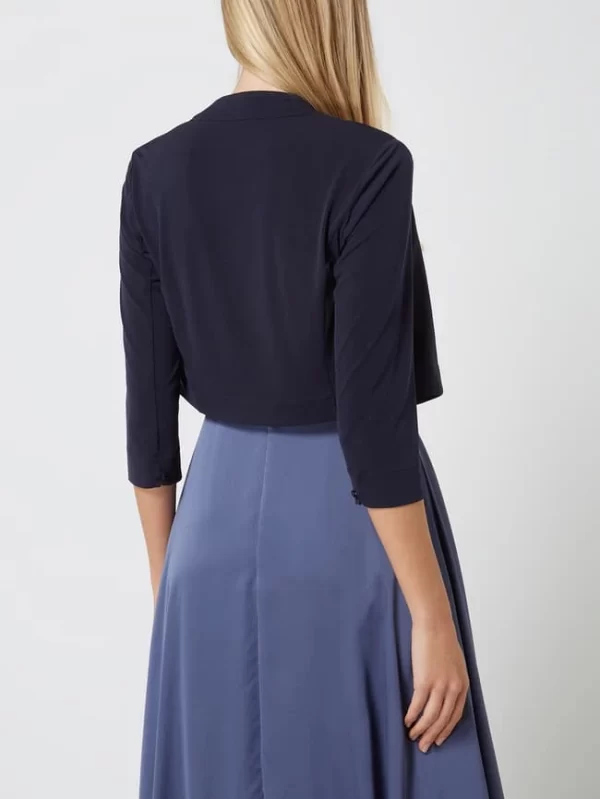 Billig 🧨 Vera Mont Bolero Mit Stehkragen – Marineblau 🛒 6