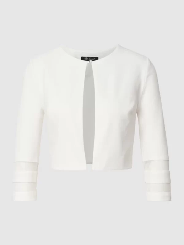Auslauf 🛒 Paradi Brautjacke Mit Kontrastiven Einsätzen – Offwhite ✔️ 3