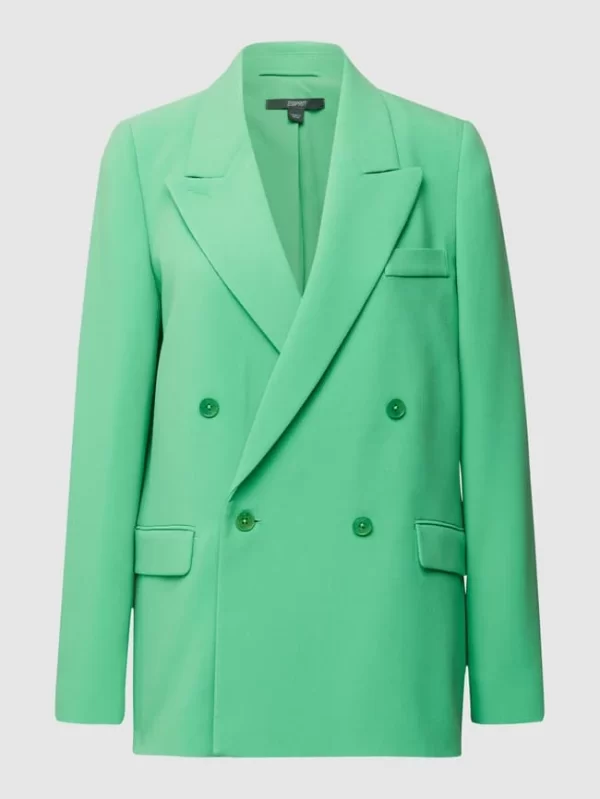 Budget 😍 Esprit Collection Blazer Mit Reverskragen – Hellgrün ⌛ 3