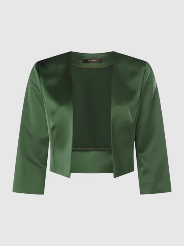 Großhandel 🎉 Vera Mont Bolero Aus Satin – Grün 🧨 1